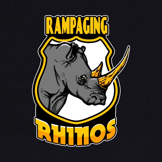 Rampaging Rhinos by AndreusD